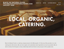 Tablet Screenshot of blackcatnaturalfoods.com